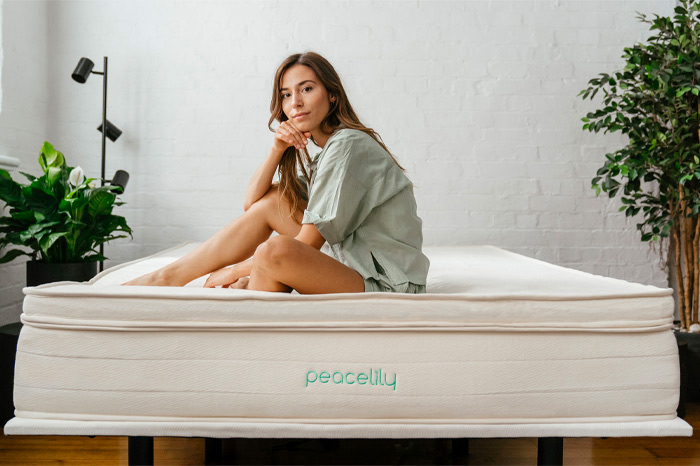 Peace Lily natural latex mattress