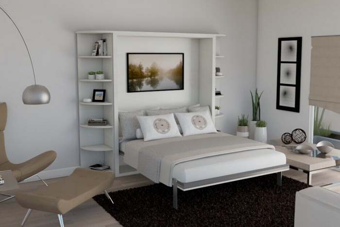 Hidden Vertical Tilting Bed