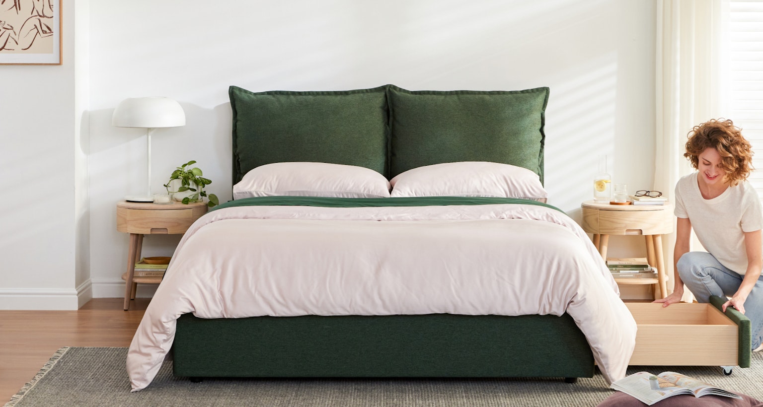 Ecosa Sierra Storage Bed Frame